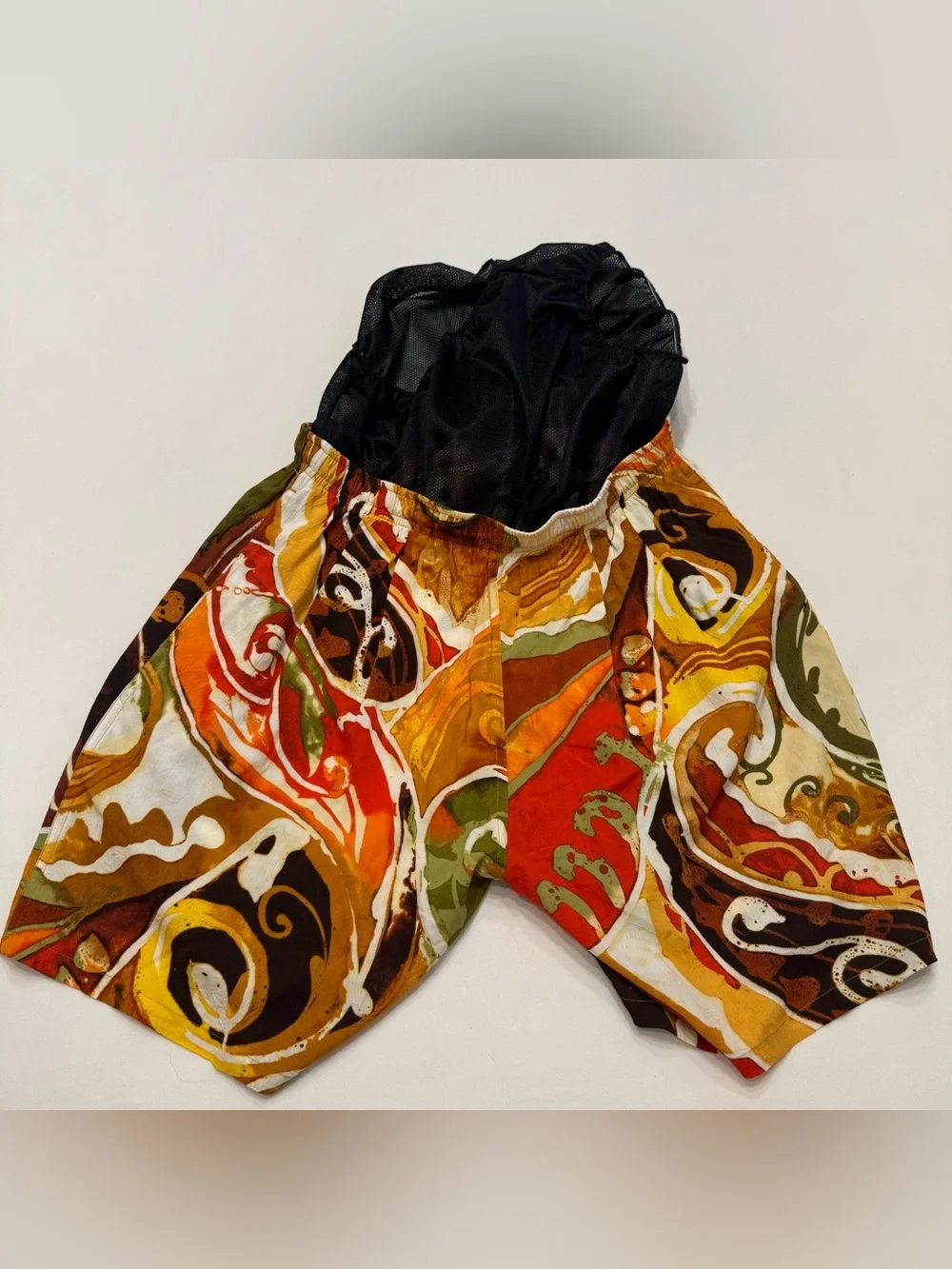 Jam's World Men's Edition Casual Board Shorts Abstract Art 100% Rayon Size Large